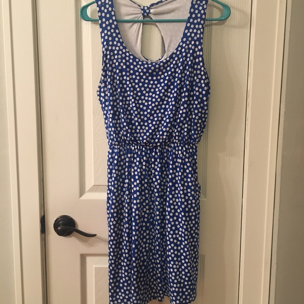 Le Lis polka dot dress